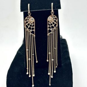 Swarovski Precisely Chandelier Fringe Earrings